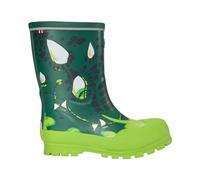 Viking Jolly Print, Botas de lluvia Unisex niños, Bottlegreen Multi 24 EU Ancho