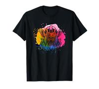 Viking Odin Raven Warrior Norse Mythology Color Casco Arte Camiseta