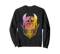 Viking Odin Raven Warrior Norse Mythology Color Casco Arte Sudadera