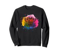 Viking Odin Raven Warrior Norse Mythology Color Casco Arte Sudadera