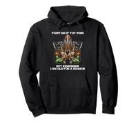 Viking Old Warrior Humor Norse Battle Fight Cita Arte Sudadera con Capucha