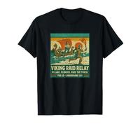 Viking Raid Relay 793 AD Pillage Saqueo Pass Antorcha Camiseta