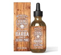 Viking Revolution - Aceite Barba Hombre - Completamente Natural Con Aceite Organico De Argan Y Jojoba - Suaviza Y fortalece La Barba y el Bigote de los Hombres - Aroma de Cedro y Pino - 30 ml