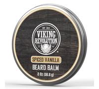 Viking Revolution Bálsamo para Barba Spiced Vanilla - 2 oz | Base cremosa premium con aceite de argán - suaviza el vello y aporta una cálida y masculina fragancia de vainilla especiada.