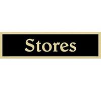 Viking signos dv1055-l26-gv "tiendas puerta signo, negativo negro texto, vinilo pegatina de oro, 225 mm H x 60 mm w