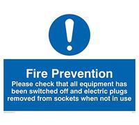 Viking signos mf312-a3l-v Medidas de prevención de incendios señal, vinilo, 300 mm H x 400 mm W