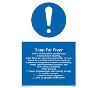 Viking signos mm189-a6p-v freidora Rules Sign, vinilo, 150 mm x 100 mm