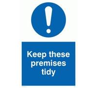 Viking signos mv309-a2p-v "Keep estos locales ordenado" signo, vinilo, 600 mm H x 400 mm W