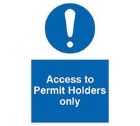 Viking signos mv316-a2p-v signo "acceso para permitir sólo titulares, vinilo, 600 mm H x 400 mm W