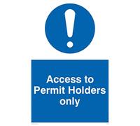 Viking signos mv316-a4p-v signo "acceso para permitir sólo titulares, vinilo, 300 mm H x 300 mm W