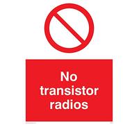 Viking signos pc536-a5p-v signo "no Transistor radios, vinilo, 200 mm x 150 mm W