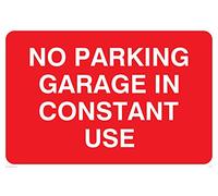 Viking signos pr1407-a4l-v "no parking garage en constante uso" signo, vinilo, 200 mm H x 300 mm W