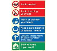 Viking Signs Covid 19 - Cartel múltiple (1 m)