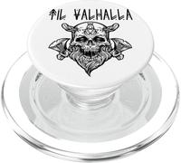 Viking Skull Til Valhalla Norse Mythology Warrior PopSockets PopGrip para MagSafe