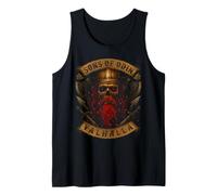 Viking Skull with Helmet and Beard - Sons of Odin - Valhalla Camiseta sin Mangas