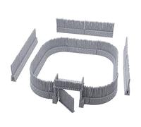Viking Stockade por Terrain4Print, 3D impreso RPG de mesa paisaje y terreno de juego de guerra para miniaturas de 28 mm