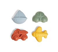 Viking Toys 5382035 Reline - Juego de 4 moldes de Arena para Caja de Arena, diseño de vehículos, Juguetes para niños a Partir de 12 Meses