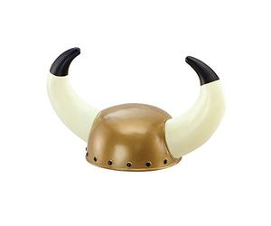 Viking Toys Bristol Novelty Casco de vikingo, con cuernos de plástico, multicolor, Talla única (BH096) Halloween