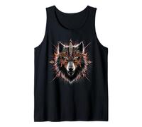 Viking Valhalla Celtic Fenrir Wolf Odin Rune Mitología nórdica Camiseta sin Mangas