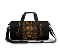 Viking Warrior - Bolsa de gimnasio portátil para mujeres y hombres, bolsa de viaje para deportes, bolsa de gimnasio divertida bolsa de yoga