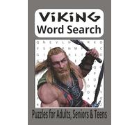 Viking Word Search Puzzle Book: Word Searches with Easy to Read Print about Viking, Viking Warriors, Norse Mythology and More [ 6x9 inches, 110 pages] ... ... Gift for Holidays, Vacation and Much More
