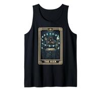 Vikingo Escandinavo The Seer Tarot Card Camiseta sin Mangas