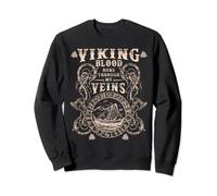 Vikingo sangre corre a través de mis venas vikingas estilo urnas Sudadera