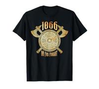Vikingos Inglaterra Historia Naefre Forgyt 1066 Nunca Camiseta
