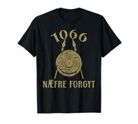 Vikingos Inglaterra Historia Naefre Forgyt 1066 Nunca Camiseta