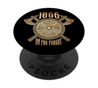 Vikingos Inglaterra Historia Naefre Forgyt 1066 Nunca PopSockets PopGrip Adhesivo