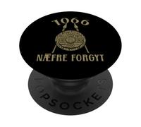 Vikingos Inglaterra Historia Naefre Forgyt 1066 Nunca PopSockets PopGrip Adhesivo