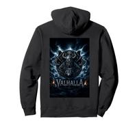 Vikings Camiseta Vikingo Lobo Regalo Odins Lobos Valhalla Sudadera con Capucha