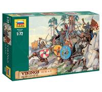 Vikings VIKINGOS 1:72 Figura Modelo De Plástico Kit ZVEZDA