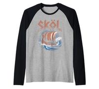 Vikings Warrior Nordic School Nordic School Camiseta Manga Raglan