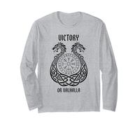 Vikings Warriors Norse Myth Victory Or Valhalla Manga Larga