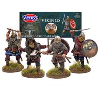 Vikings Warriors of The Dark Ages - Figuras históricas de plástico de 28 mm