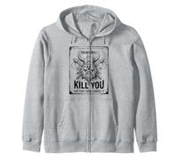 Vikings Will Kill You and Sing Songs About it Funny Viking Sudadera con Capucha
