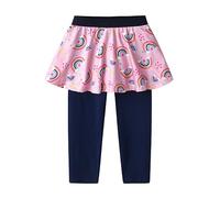 VIKITA Leggings con Falda Pantalones Largos para Niñas Fs102 5-6Y