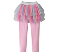 VIKITA Leggings con Falda Pantalones Largos para Niñas FS124 3-4Y