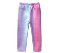VIKITA Leggings para Niñas Iris Rayas Algodón Primavera Verano Linda Pantalones F5202 7T