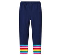 VIKITA Leggings para Niñas Iris Rayas Algodón Primavera Verano Linda Pantalones F5512 8T