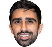 Vikram Barn (Beard) Big Head. Máscara más grande que la vida.