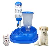 VIKTAO Botellas de Agua para Perros 2 In 1 Automatic Watering Device Pet Cat Dog Dispenser Water Food Cart Feeder Hamster For Bowl Bottle Drin Fountain(TYPE1)