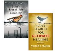 Viktor E Frankl Collection - Juego de 2 libros (búsqueda de significado del hombre, búsqueda del hombre para el significado definitivo)