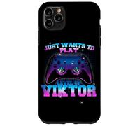 VIKTOR - LEVEL UP con controller: SOLO QUIERE JUGAR Carcasa para iPhone 11 Pro Max