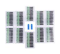 Vikye 100 piezas de conexión rápida de fibra óptica SC/ integrado Adaptador de conexión rápida con sensor de longitud de fibra óptica para FTTH