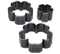 Vikye 3pcs Hohlwächer -Terzzeuget para Embarcaciones de Cuero, Cortadores de Flores de Acero de Control/ala, Ideales para las Vacaciones de Primavera