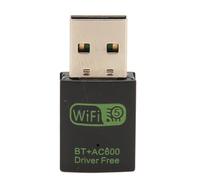 Vikye Adaptador USB WiFi, Receptor de Red Inalámbrico de Doble Banda de 600Mbps, Mini Dongle WiFi para PC/portátil/Escritorio, 2,4/5Ghz