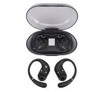 Vikye Auriculares de Traducción Ai en Tiempo Real, 164 Lenguaje 3 en 1 Traductor de Control Táctil, BT 5.49 Traductor de Auriculares con Estuche de Carga (Black)