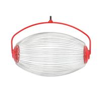 Vikye Cabezal de Rodillo Recolector de Nueces, Parte Superior de Acero Inoxidable para Recoger Bellotas, Nueces y Más (Poste No Incluido) (L)